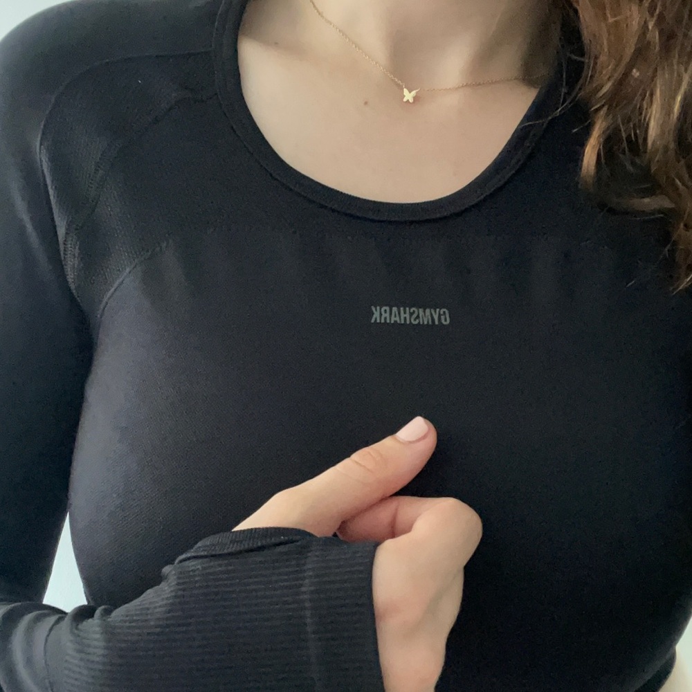 GYMSHARK Cropped Longsleeve Too